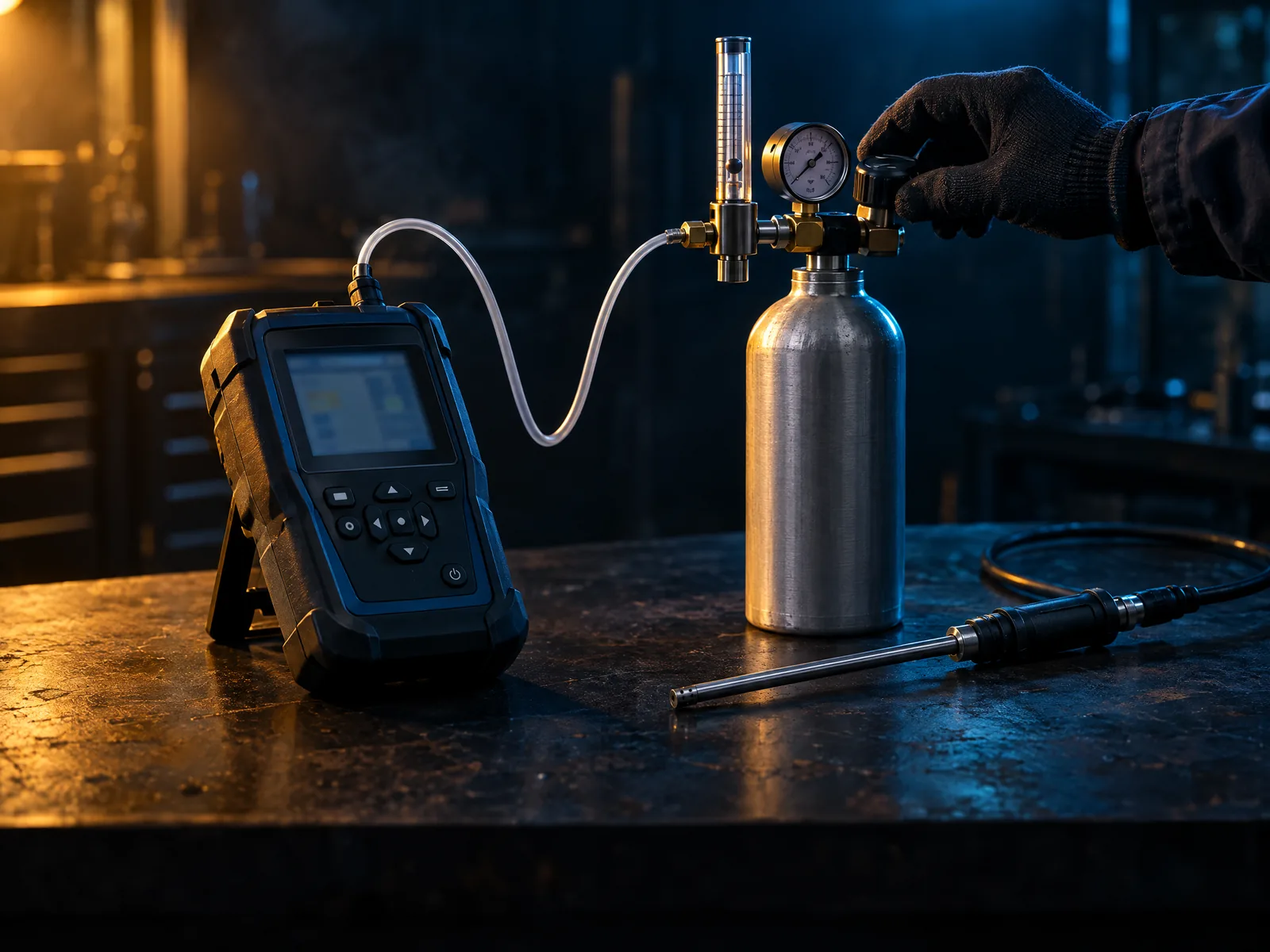 Calibración de un analizador portátil de gases para mediciones confiables