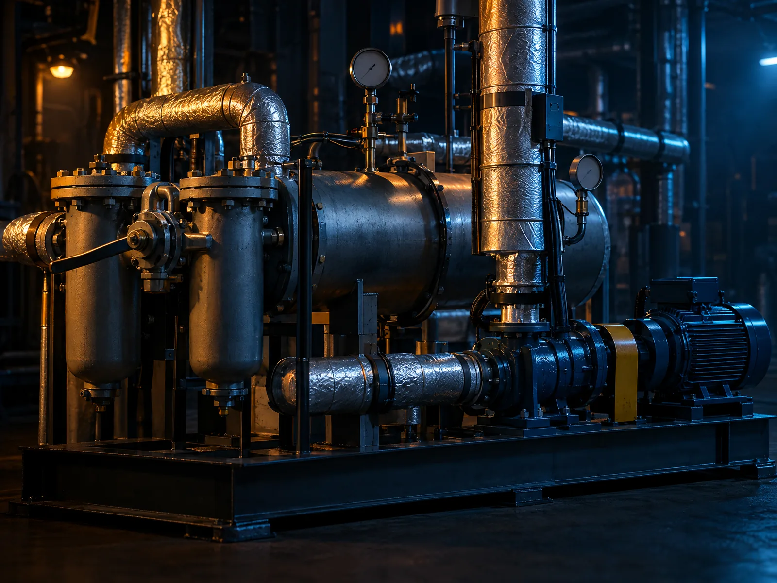 Sistema de filtración y acondicionamiento de combustible industrial antes del quemador